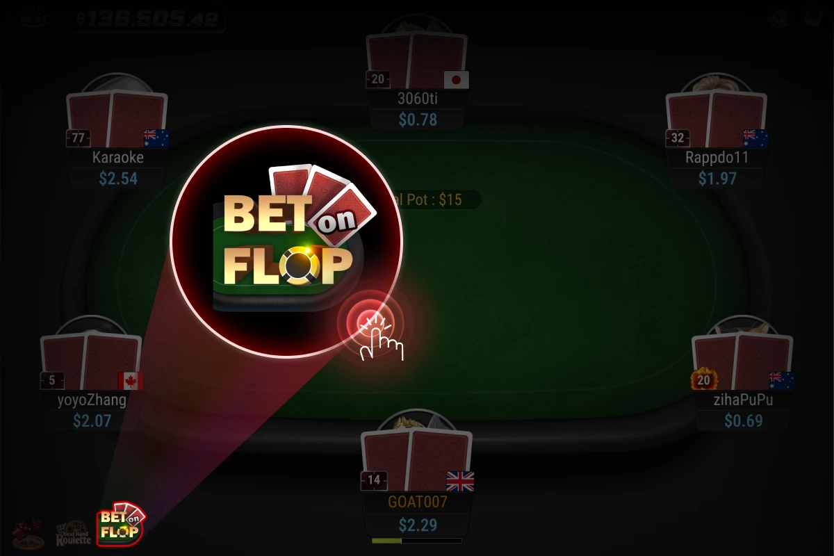 GGPoker客户端牌桌界面展示